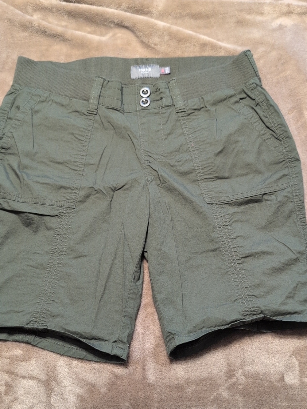 Olive Green Women’s Cargo Shorts